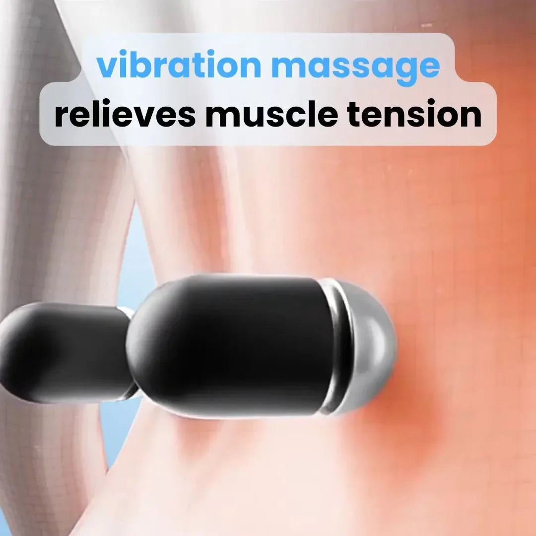 Okayso 3-in-1 Back Massager with Relief Bed Sleeping Shiatsu Deep Tissue Portable Shoulder Lower Back Pain Relief Waist Massager